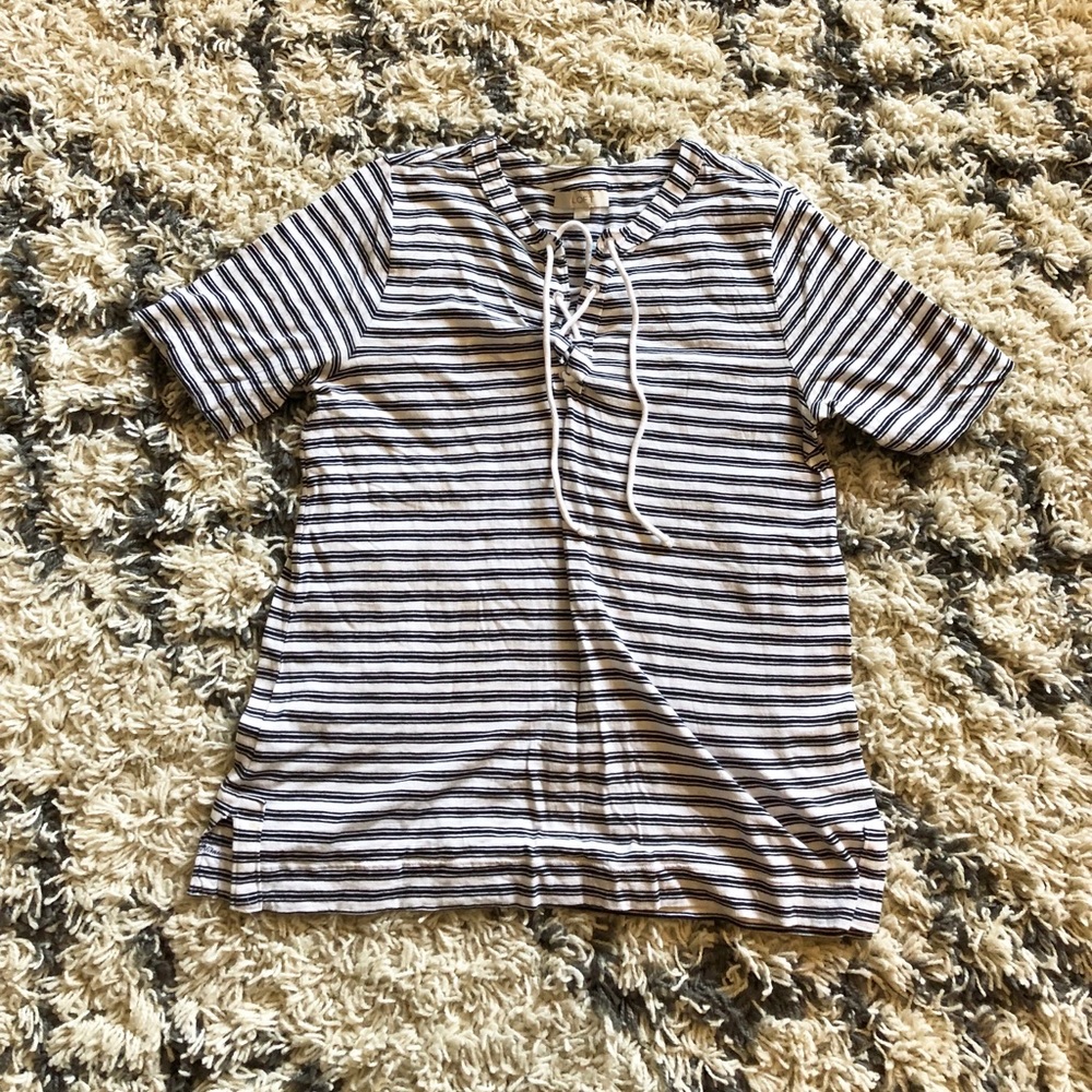 Loft striped top
